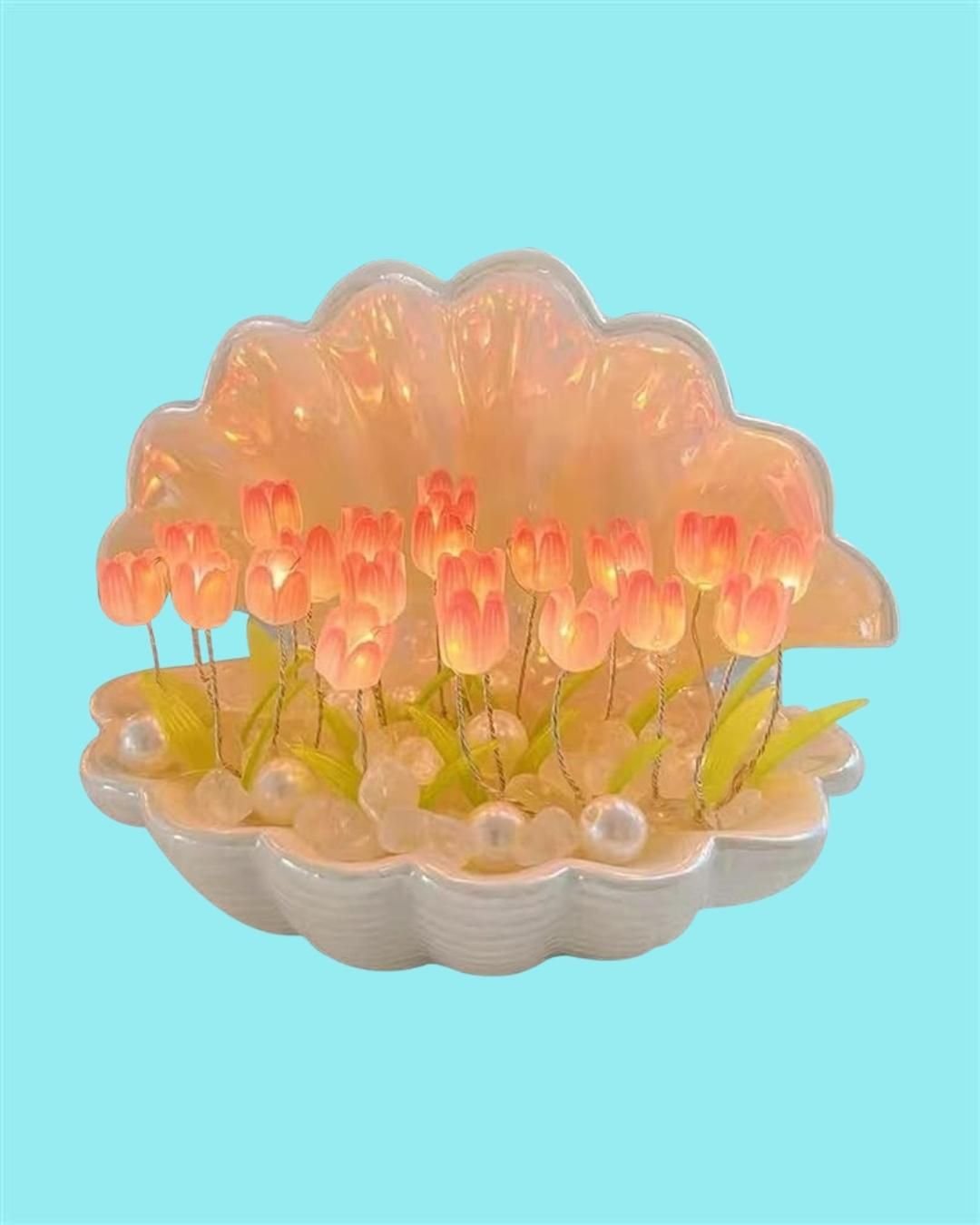 🌸Tulip Night Light Flower Lamp Shell Light - DIY Kit✨