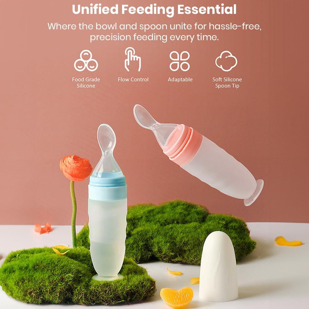 🍼Premium Baby Food Squeeze Feeder Spoon✨
