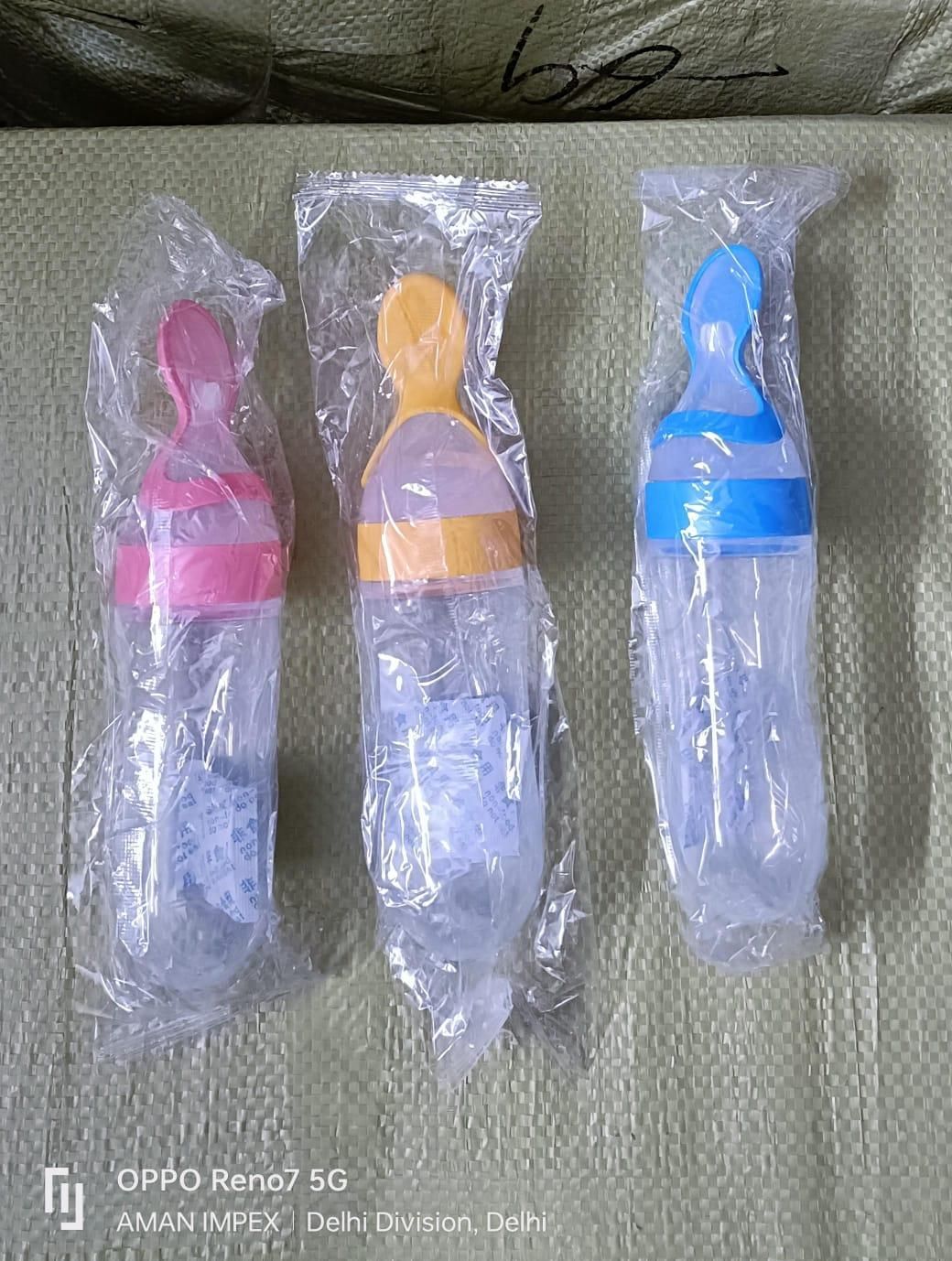 🍼Premium Baby Food Squeeze Feeder Spoon✨