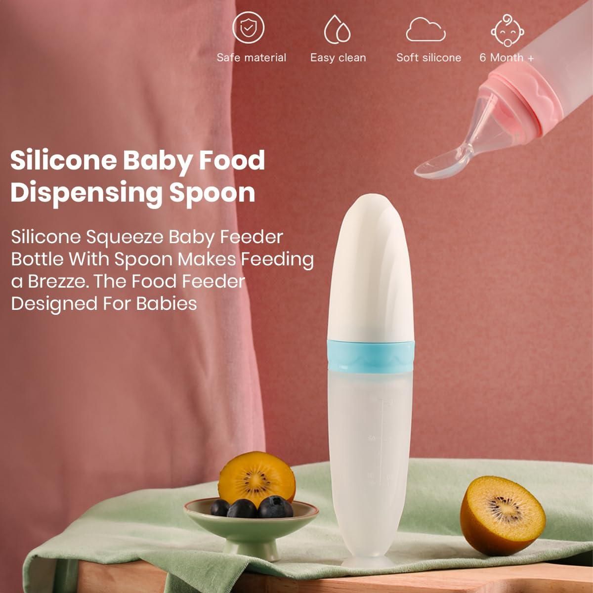🍼Premium Baby Food Squeeze Feeder Spoon✨