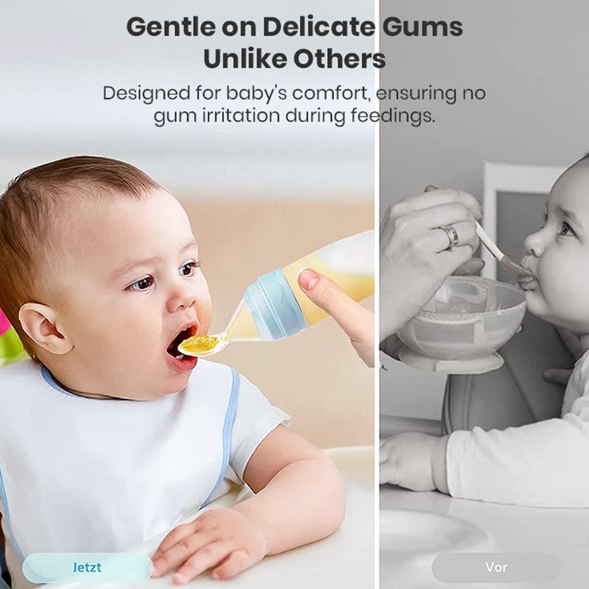 🍼Premium Baby Food Squeeze Feeder Spoon✨