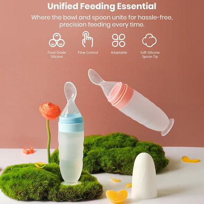 🍼Premium Baby Food Squeeze Feeder Spoon✨