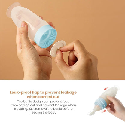🍼Premium Baby Food Squeeze Feeder Spoon✨