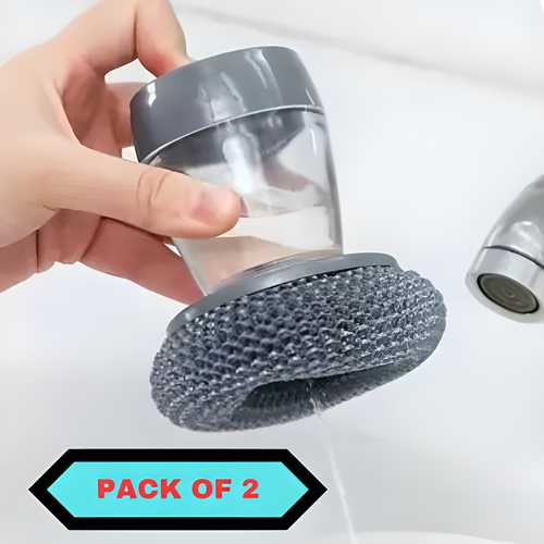 ✨ Kitchen Soap Dispensing Palm Brush (Pack of 2)🧽