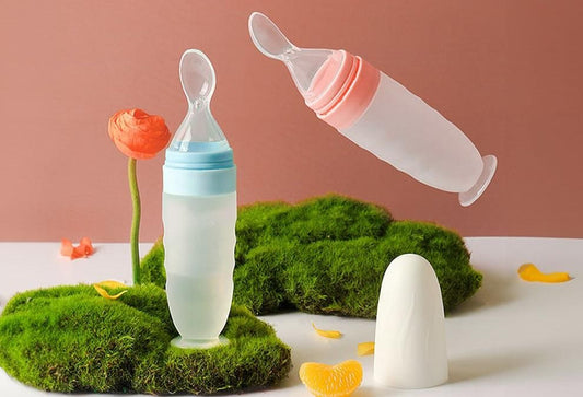 🍼Premium Baby Food Squeeze Feeder Spoon✨