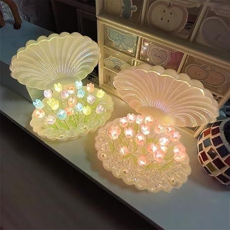 🌸Tulip Night Light Flower Lamp Shell Light - DIY Kit✨